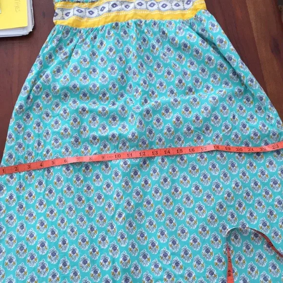 NWOT J Crew SZ Blockprints cotton tie top midi dress M - Picture 8 of 12